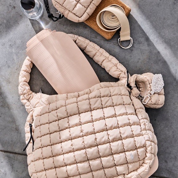 Free People Quilted Carryall Bag - Picture 2 of 4